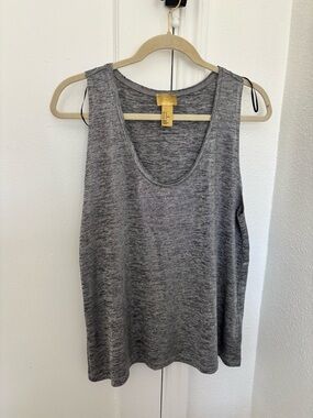 H&M Heather Gray Scoop Neck Tank Top